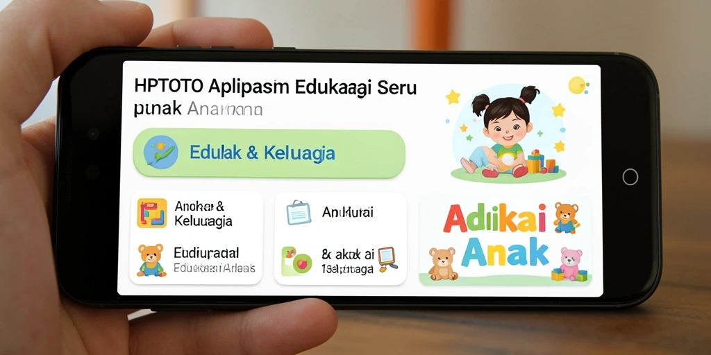 Antarmuka HPTOTO yang ramah anak untuk belajar sambil bermain.