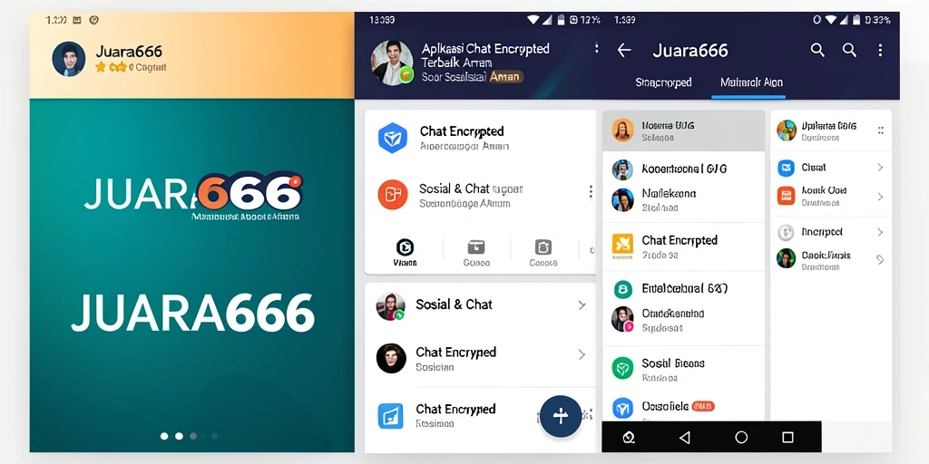 Tampilan antarmuka JUARA666 yang modern dan fungsional untuk chatting aman.