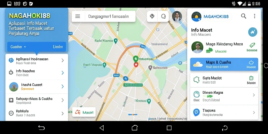 Tampilan antarmuka NAGAHOKI88 dengan fitur Info Macet yang intuitif.