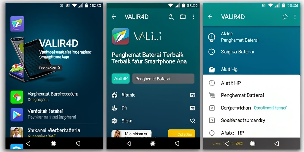 Tampilan antarmuka utama aplikasi VALIR4D yang intuitif dan informatif.